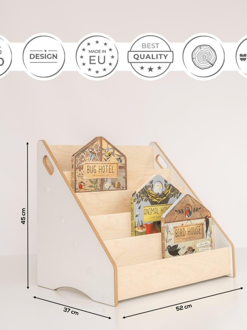 Bibliothèque enfant  Maxi – 5 tiroirs  bois Bois naturel - Kiabi