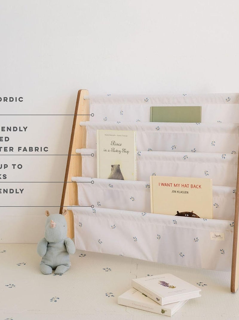 Bibliothèque enfant Myrtilles Beige Blanc - Kiabi