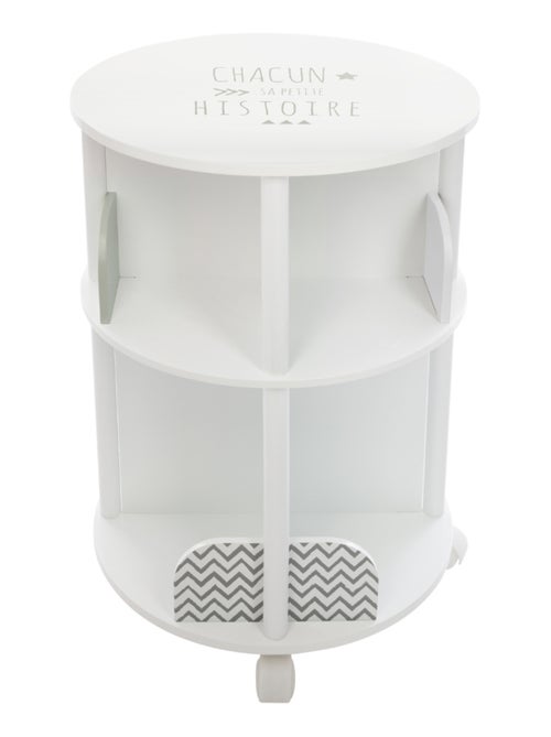 Bibliothèque enfant ronde à roulettes - Kiabi