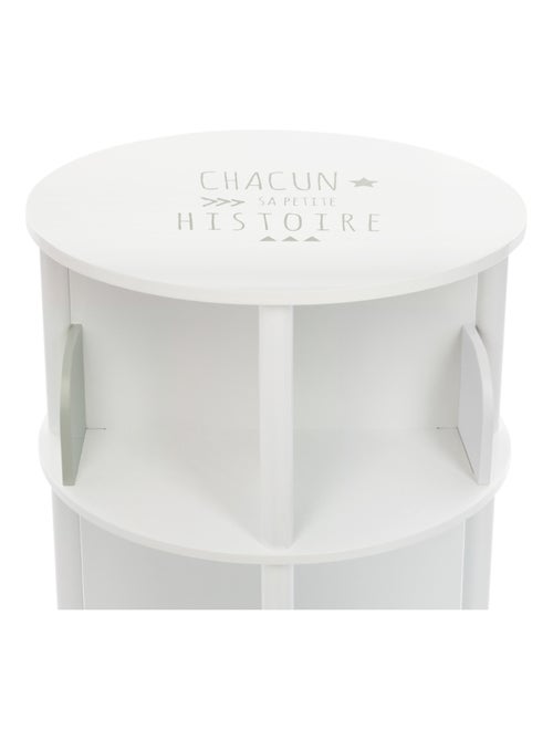 Bibliothèque enfant ronde à roulettes - Kiabi