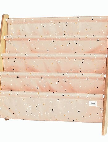 Bibliothèque enfant Terrazzo crème
