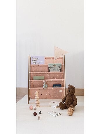 Bibliothèque enfant Terrazzo crème