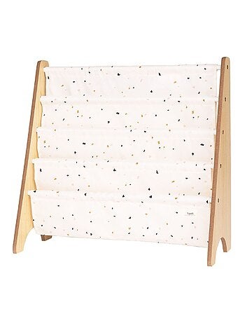 Bibliothèque enfant Terrazzo crème