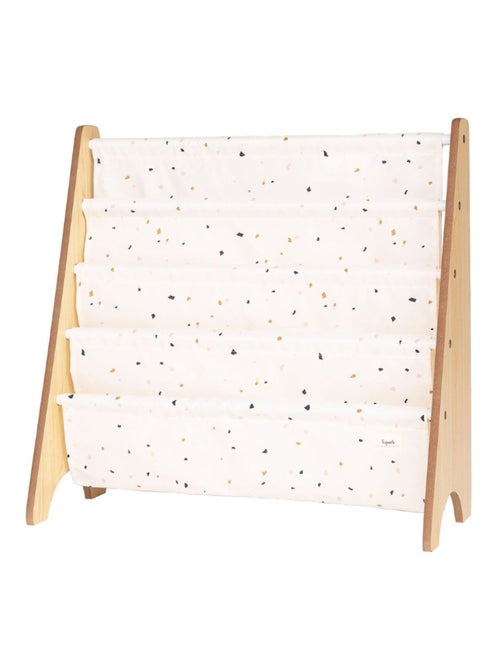 Bibliothèque enfant Terrazzo crème - Kiabi