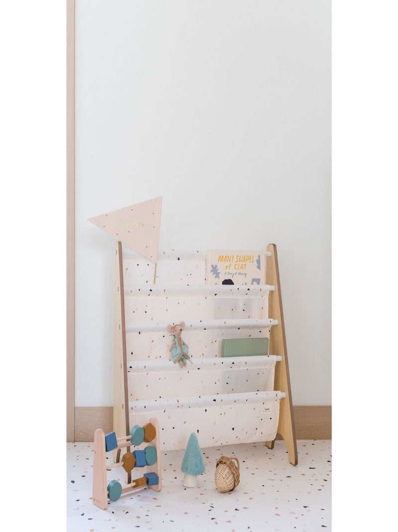 Bibliothèque enfant Terrazzo crème Beige - Kiabi