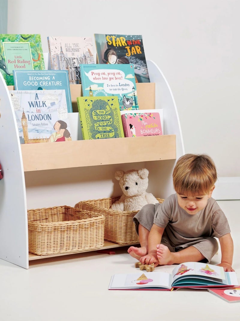 Bibliothèque Forêt Beige - Kiabi