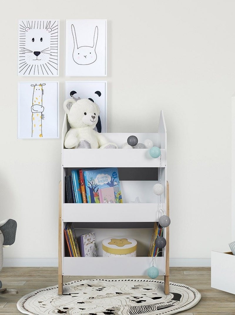 Bibliothèque Gabriel pour enfant Blanc - Kiabi