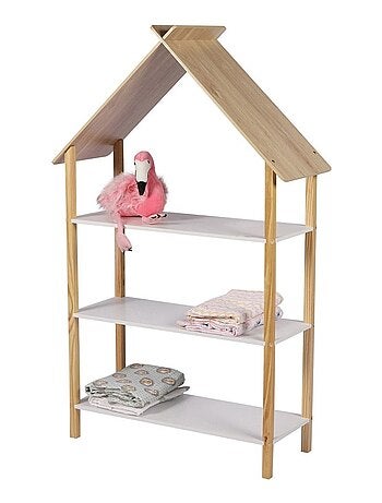 Bibliothèque maison 3 étagères Dream