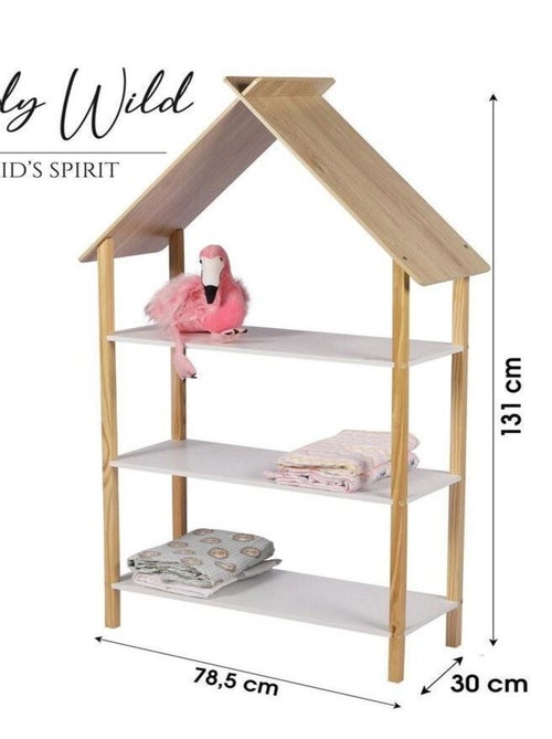 Bibliothèque maison 3 étagères Dream - Kiabi