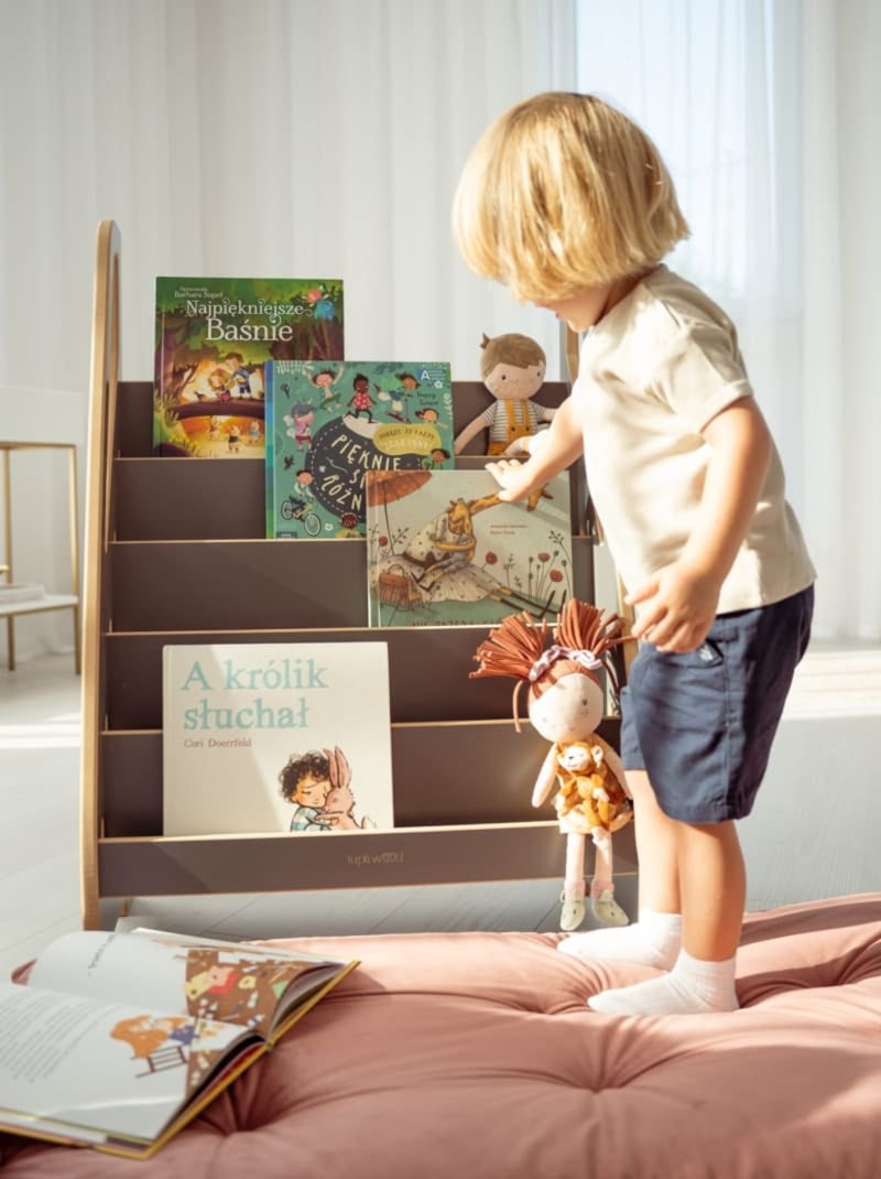 Bibliothèque Maxi Montessori Gris - Kiabi