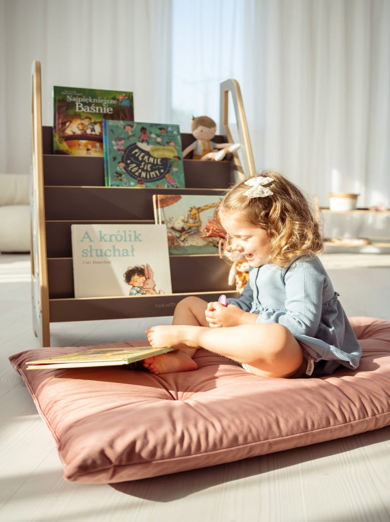 Bibliothèque Mini Montessori Gris - Kiabi