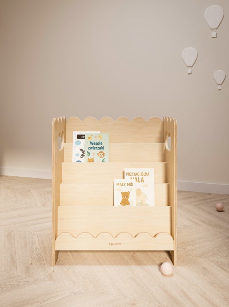 Bibliothèque Montessori BUBBLE MINI Bois naturel - Kiabi