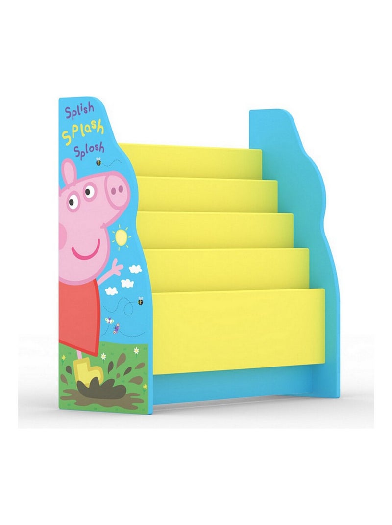 Bibliothèque Peppa Pig joue dans la boue - Haut 60 cm Jaune - Kiabi