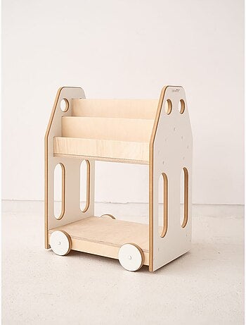 Bibliothèque voiture montessori