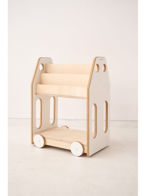 Bibliothèque voiture montessori - Kiabi