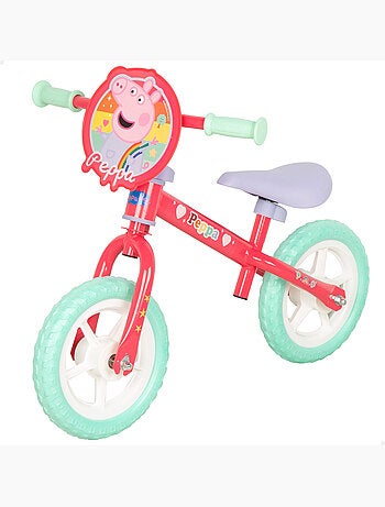 Bicyclette peppa pig sans pédales et réglable en hauteur max. 20 kg