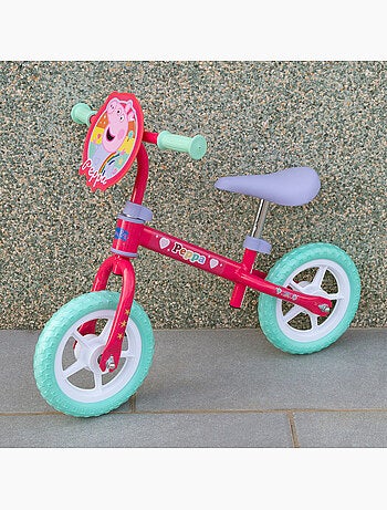 Bicyclette peppa pig sans pédales et réglable en hauteur max. 20 kg