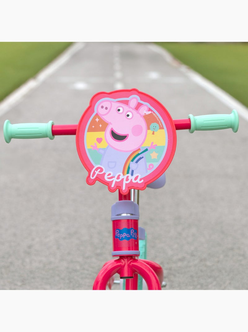 Bicyclette peppa pig sans pédales et réglable en hauteur max. 20 kg N/A - Kiabi