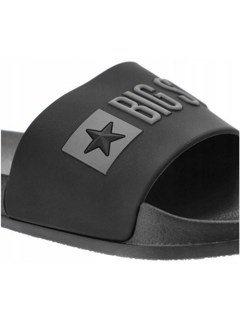 Big Star - Claquettes motif/style logo Noir - Kiabi