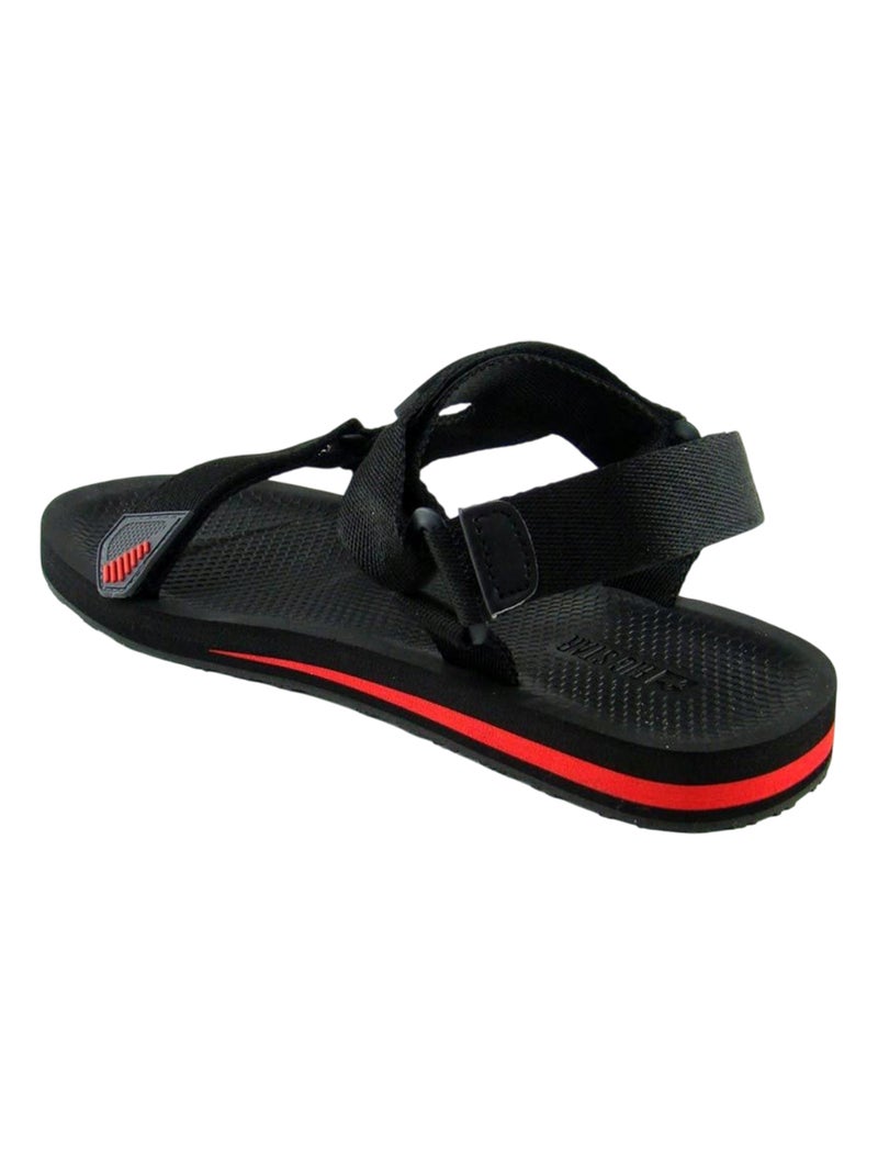 Big Star - Sandales motif/style logo Noir - Kiabi