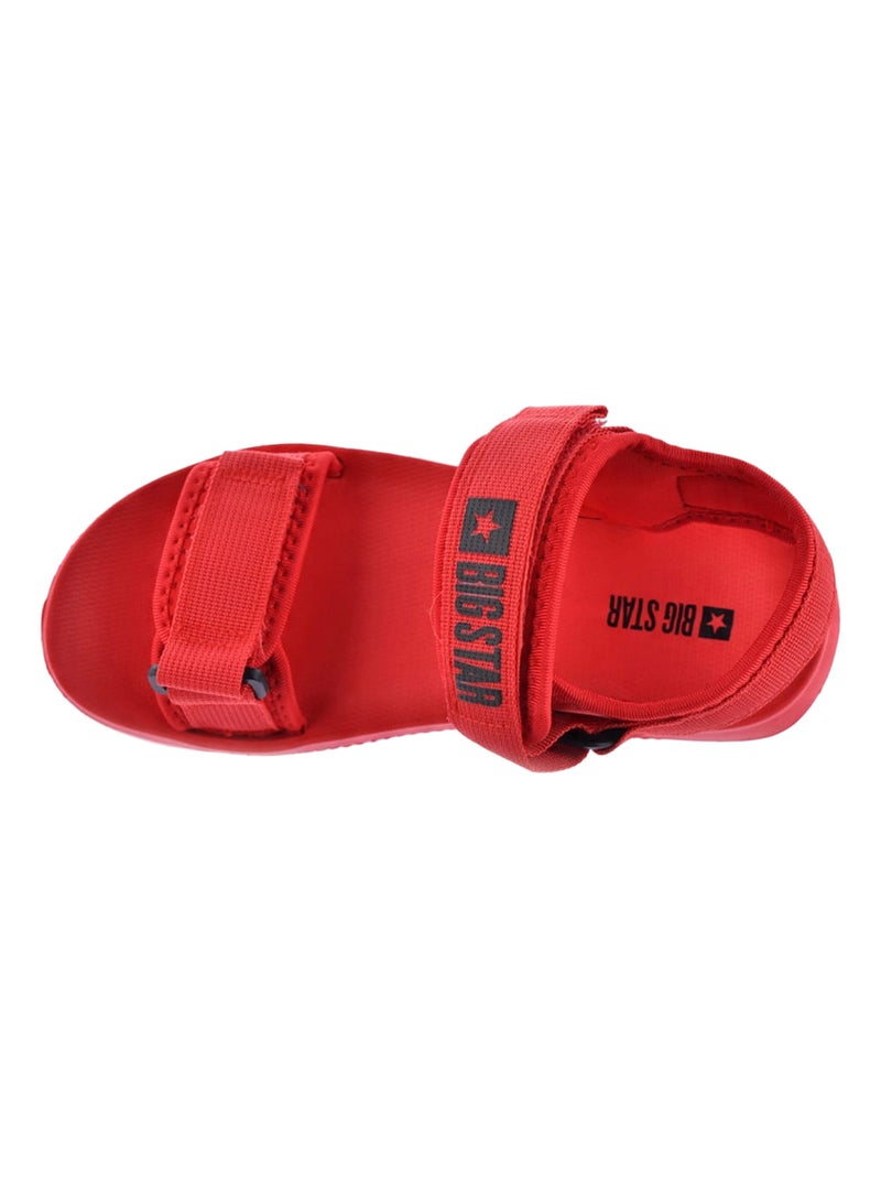 Big Star - Sandales motif/style logo Rouge - Kiabi