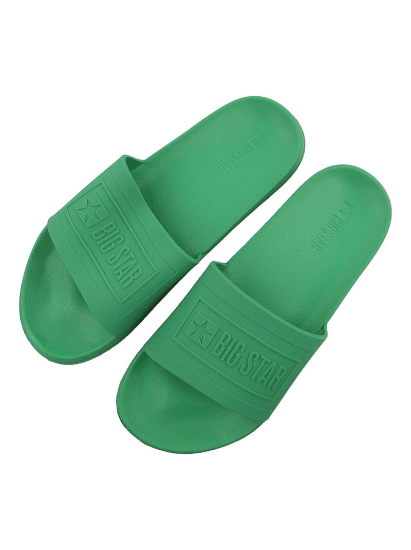 Big Star - Tongs motif/style logo Vert - Kiabi