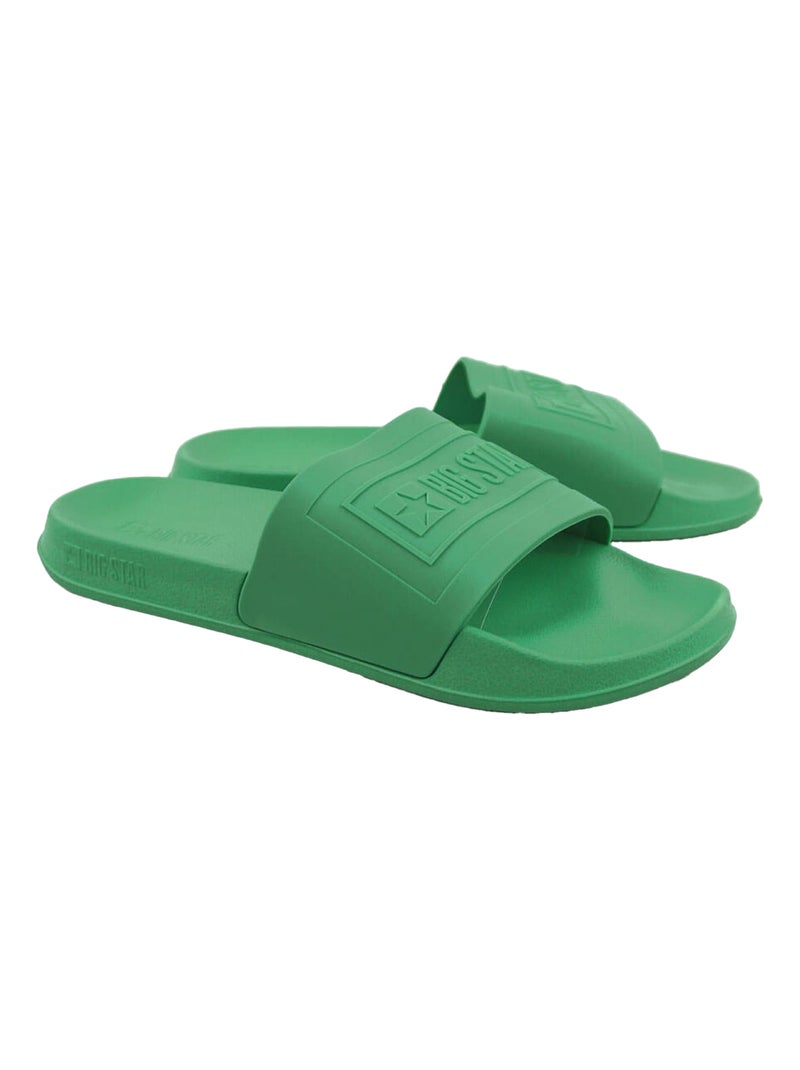 Big Star - Tongs motif/style logo Vert - Kiabi