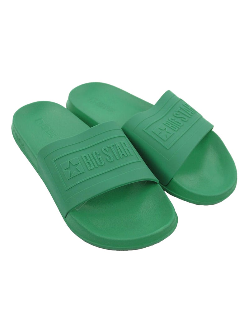 Big Star - Tongs motif/style logo Vert - Kiabi