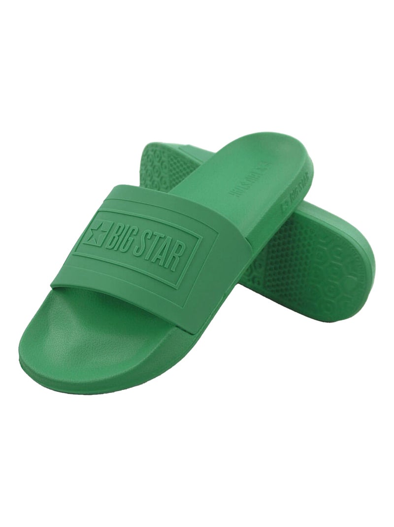 Big Star - Tongs motif/style logo Vert - Kiabi