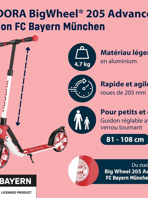 Big Wheel 205 Advanced Scooter FC Bayern München - Kiabi