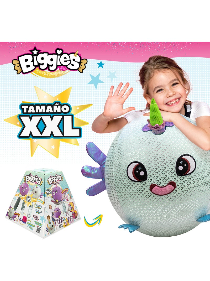 Biggies peluche gonflable xxl ajolote brillante xxl Gris - Kiabi