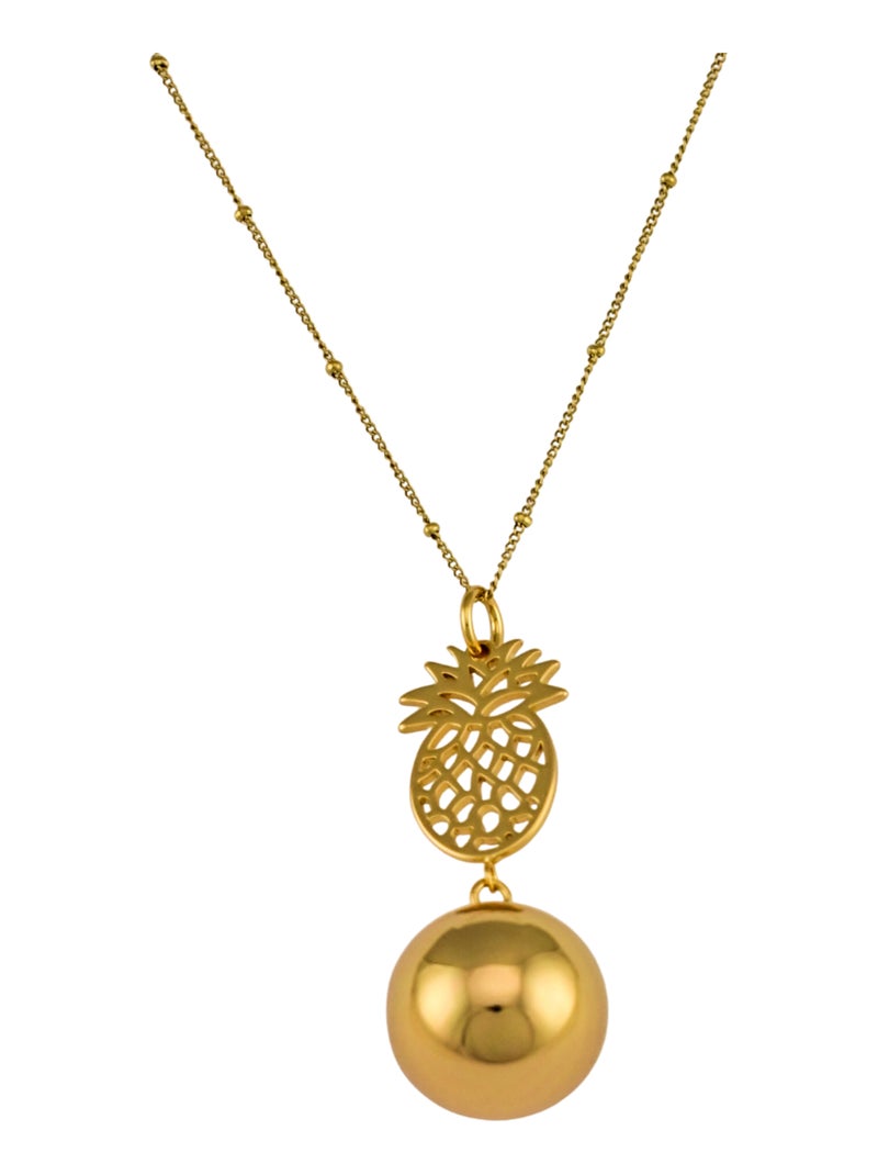 Bijou de grossesse Bola avec chaîne - Ananas Or Or - Kiabi