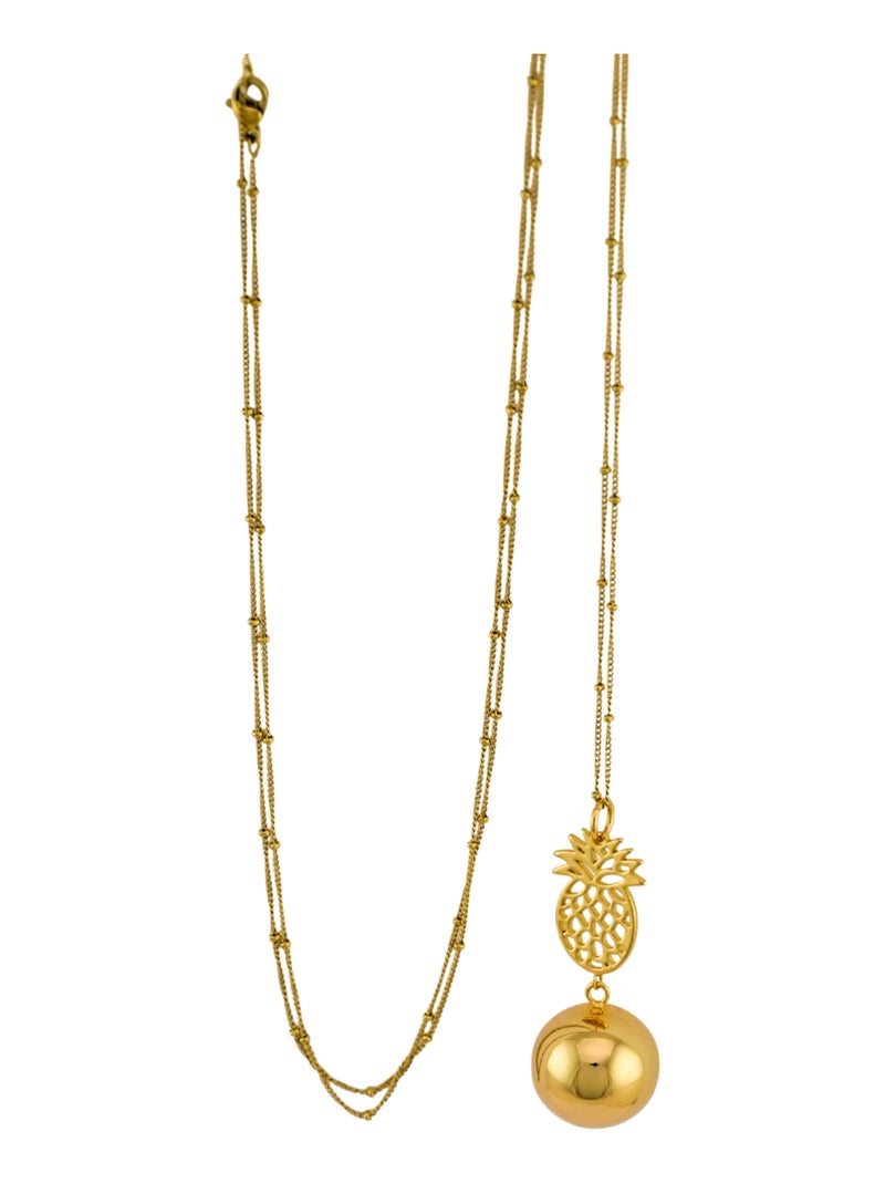 Bijou de grossesse Bola avec chaîne - Ananas Or Or - Kiabi
