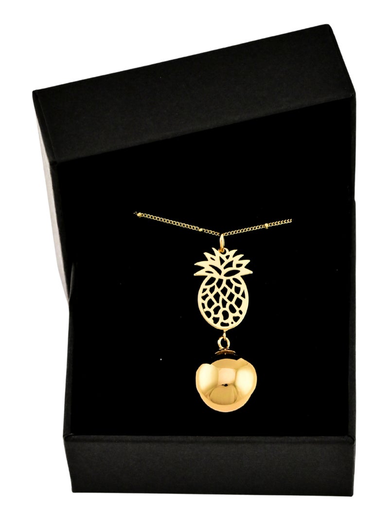 Bijou de grossesse Bola avec chaîne - Ananas Or Or - Kiabi