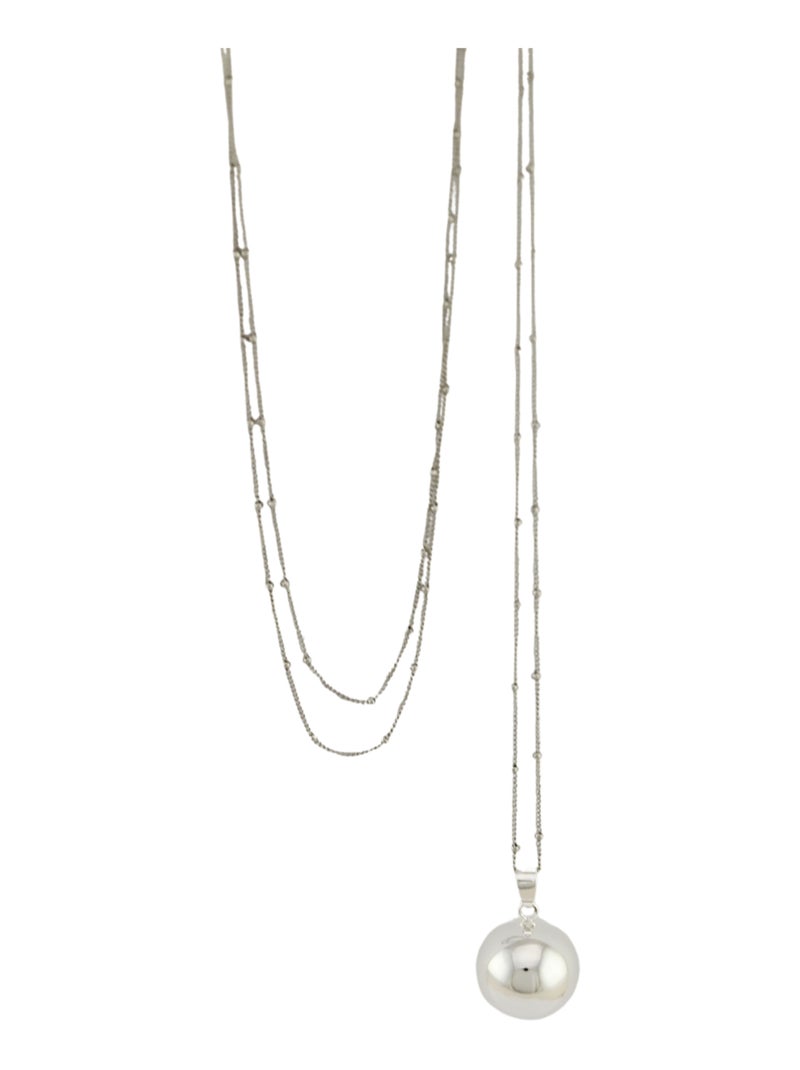 Bijou de grossesse Bola avec chaîne - Classique Argent Argent - Kiabi