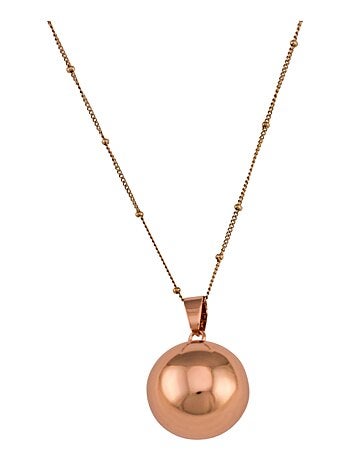 Bijou de grossesse Bola avec chaîne - Classique Or Rose