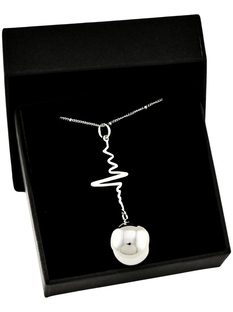 Bijou de grossesse Bola avec chaîne - Spirales Argent Argent - Kiabi