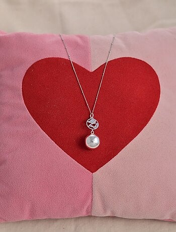 Bijou de grossesse Bola avec chaîne - Terre Argent