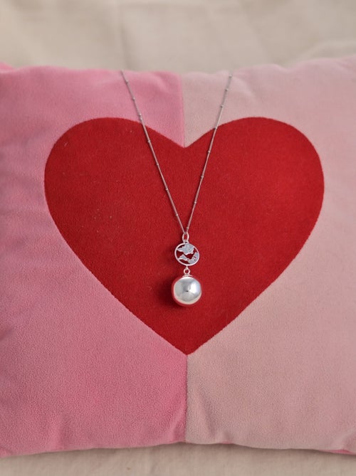 Bijou de grossesse Bola avec chaîne - Terre Argent - Kiabi