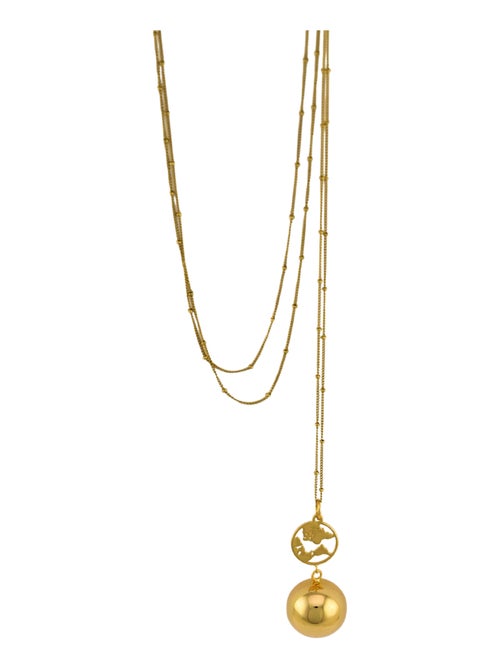Bijou de grossesse Bola avec chaîne - Terre Or - Kiabi