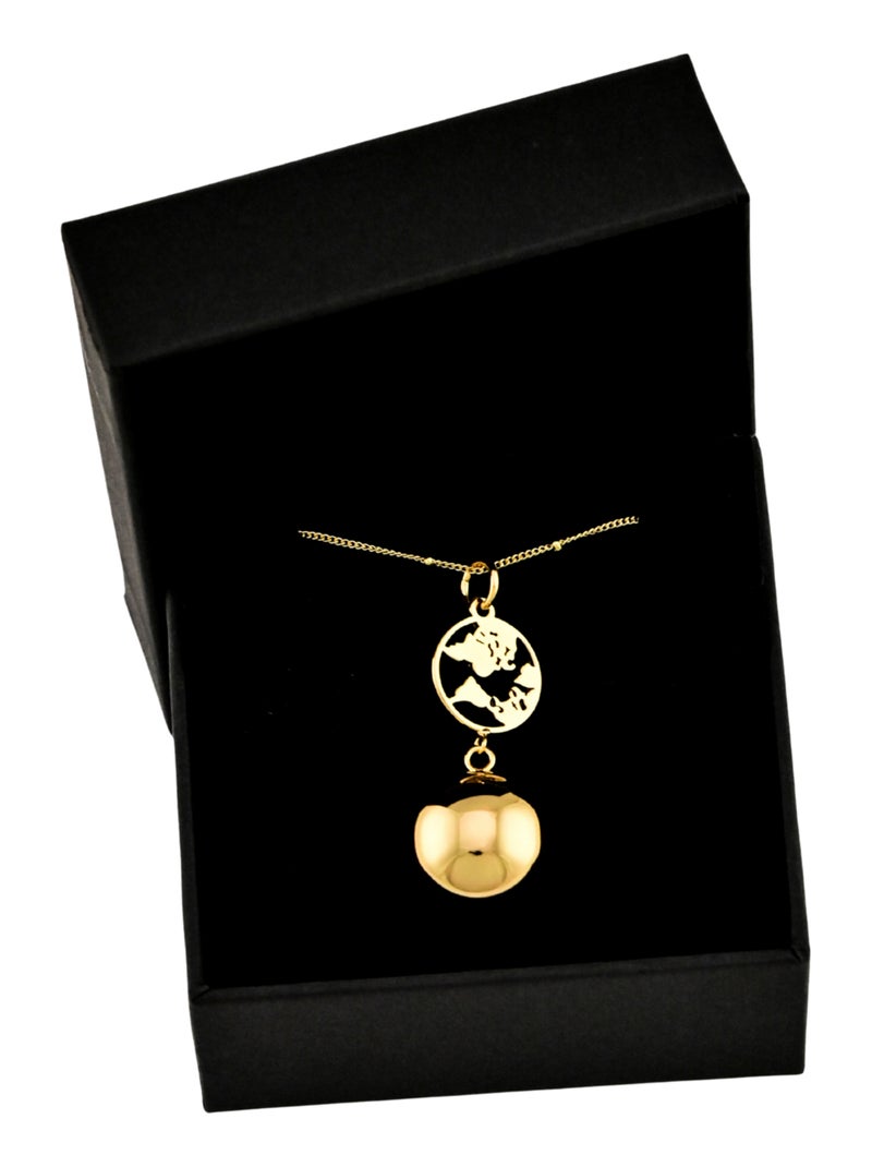 Bijou de grossesse Bola avec chaîne - Terre Or Or - Kiabi