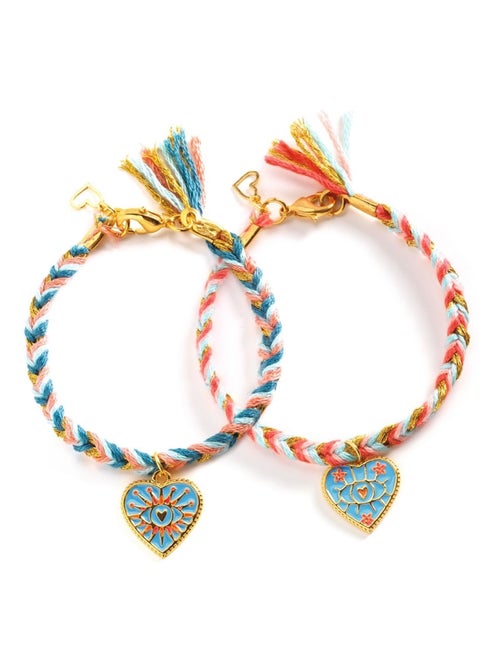 Bijoux duo bracelets Amitiés et Cœurs - Kiabi