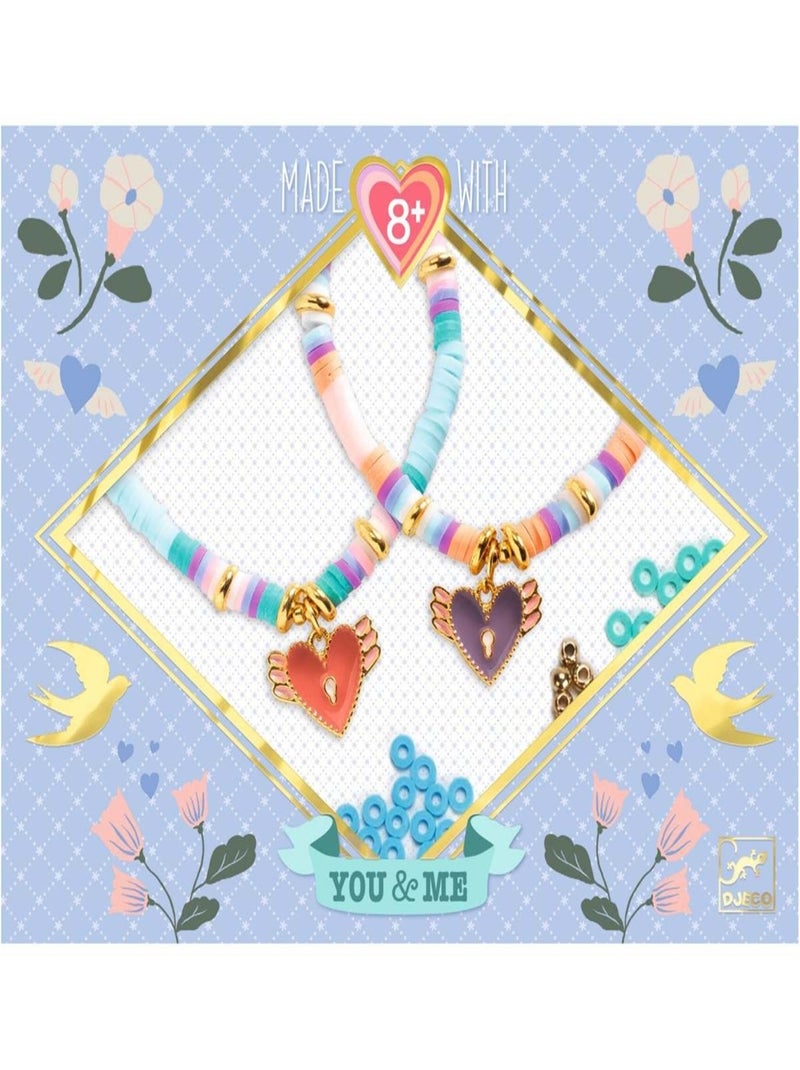 Bijoux duo bracelets Cœurs et ailes You & Me N/A - Kiabi