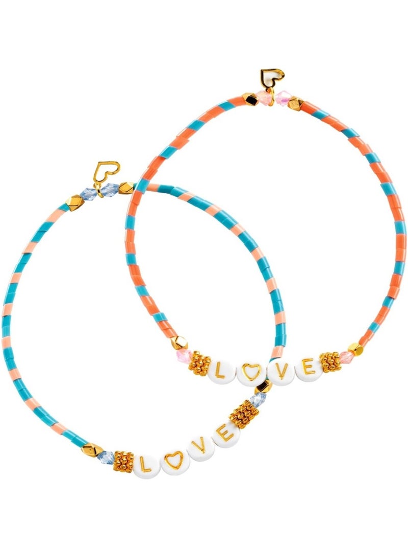 Bijoux duo bracelets Lettres You & Me N/A - Kiabi
