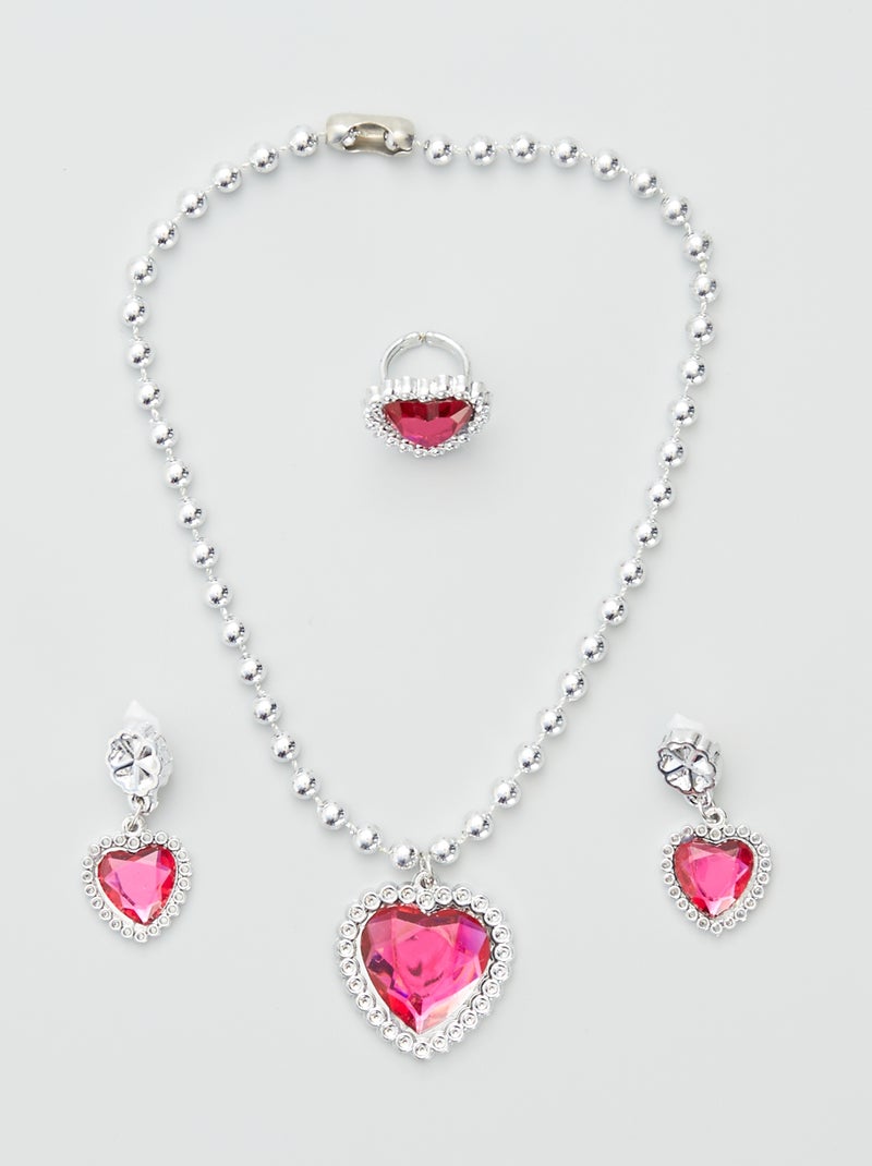 Bijoux 'Princesse' rose - Kiabi