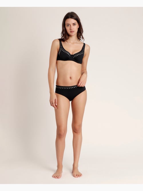 Bikini à armatures avec pierres métalliques ADMAS pour femme - Kiabi Bikini à armatures avec pierres métalliques ADMAS pour femme - Kiabi