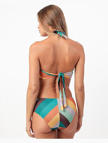 Bikini d'été doré à bretelles pour femmes ADMAS