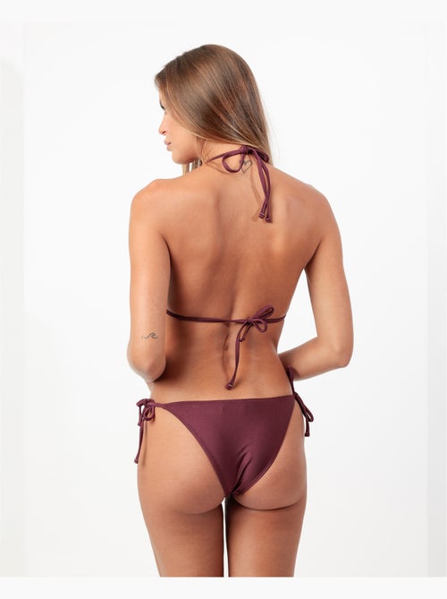 Bikini dos nu ADMAS pour femme, violet coucher de soleil - Kiabi Bikini dos nu ADMAS pour femme, violet coucher de soleil - Kiabi