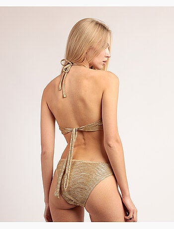 Bikini dos nu doré ADMAS pour femme