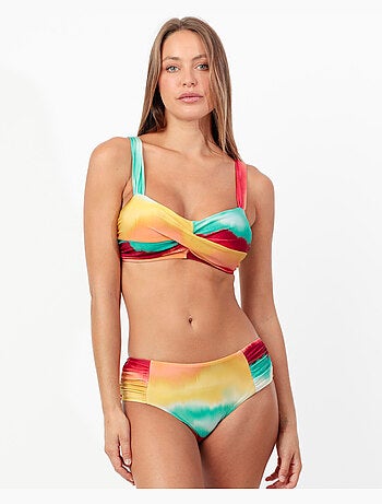 Bikini drapé boréal ADMAS pour femmes
